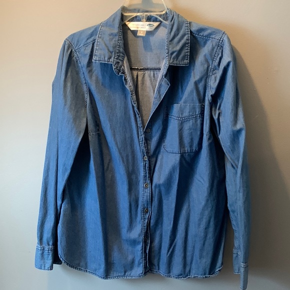 Old Navy Tops Sale Old Navy The Classic Shirt In Blue Denim Button